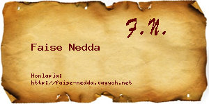 Faise Nedda névjegykártya